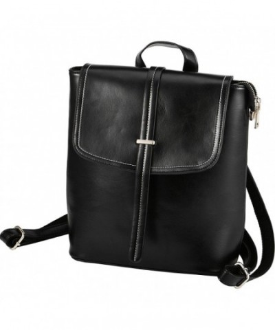 Women's Genuine Leather Fashion Backpack Bag Real Leather Shoulder Bag ...
