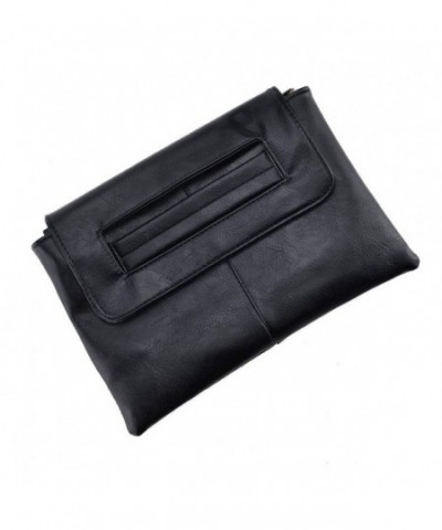 VRLEGEND Leather Wristlet Envelope Adjustable