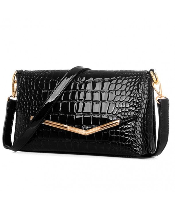 Katoony Leather Crocodile Shoulder Crossbody