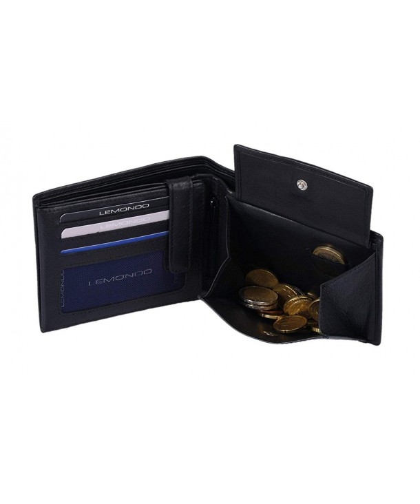 Avanco Mens Leather Wallet Black