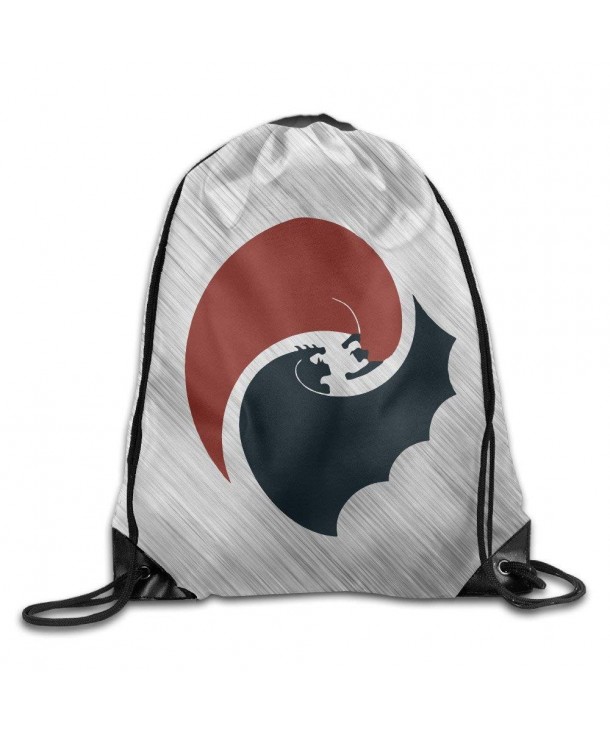 Batman Superman Backpack Drawstring Bag