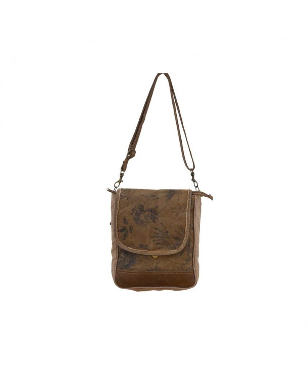 Clea Ray Recycled Leather Messenger