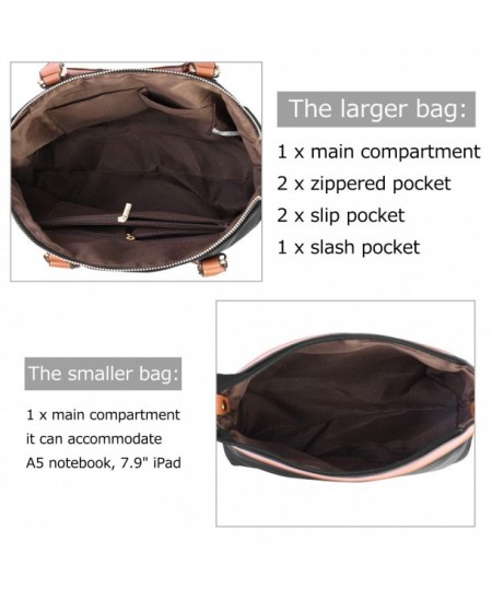 Handbags for Women 2 Pcs Water-resistant Oxford Lightweight Shoulder ...