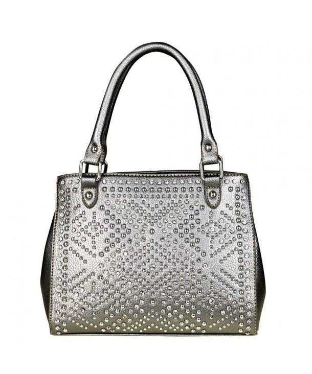 Montana West Satchel Collection Crystal