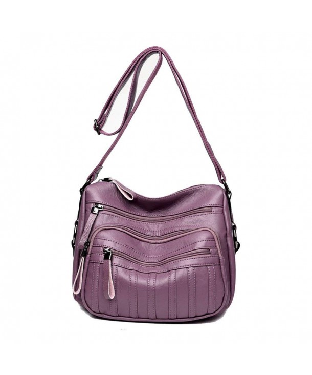 Sanxiner Leather Crossbody Multi Pocket Shoulder