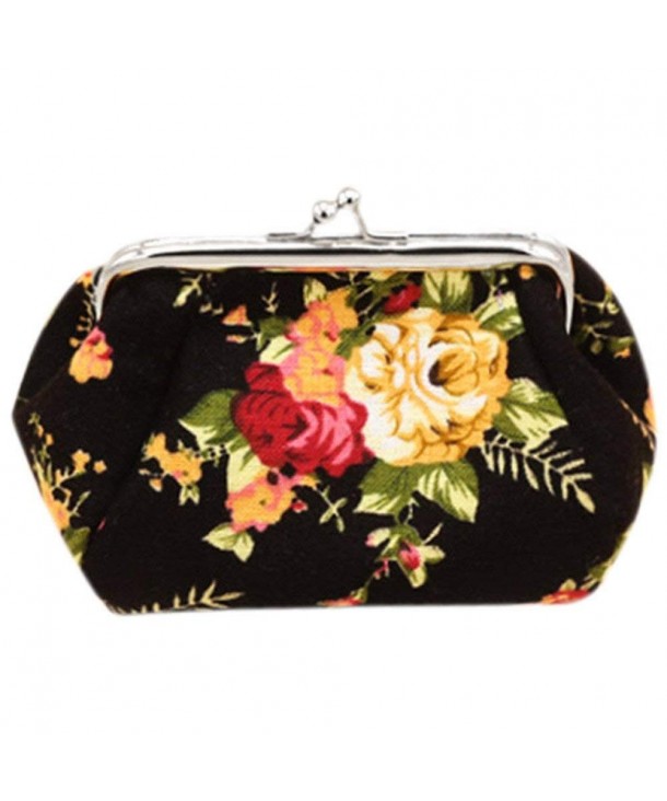 Womens Flower Printed Closure Dumpling