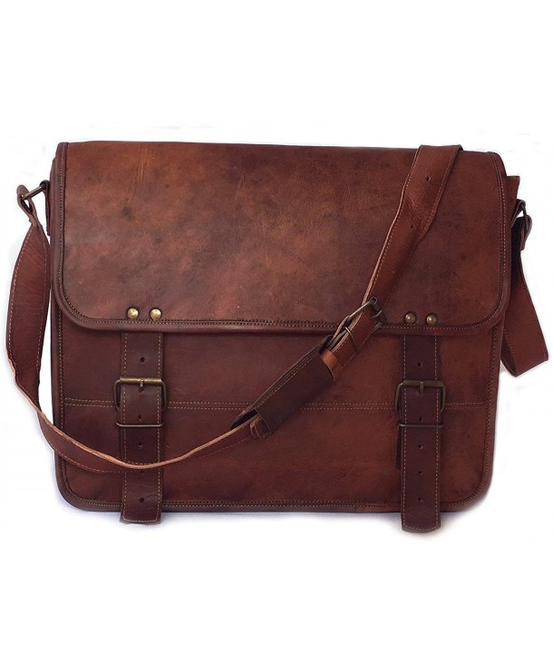 Leather Messenger Handmade Satchel 16X12X5