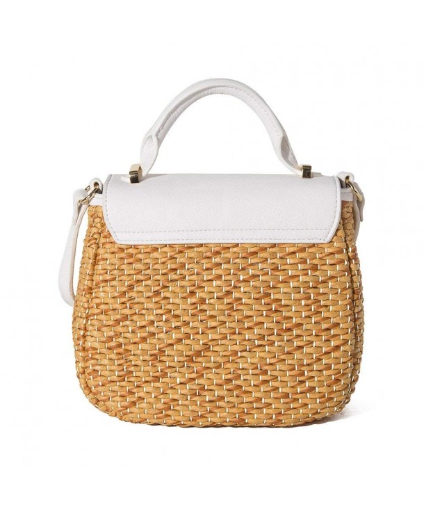 The Lovely Tote Co. Women's Straw Crossbody Bag Woven Cross Body Bag ...