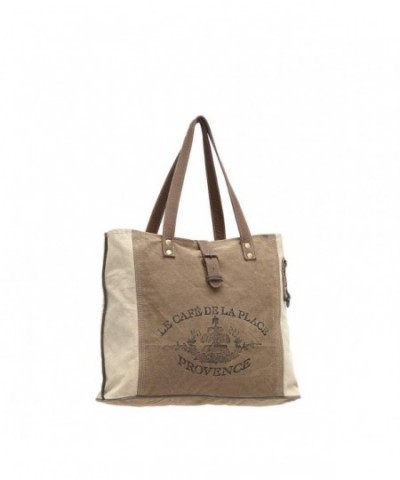 Myra Bags Provence Upcycled Canvas Tote 