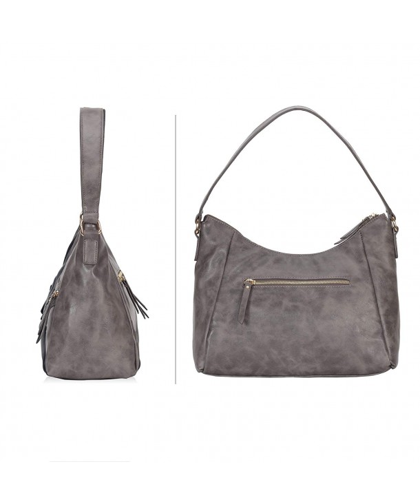 Slouchy Hobo Shoulder Bags for Women Vintage Crossbody Purses - Dark ...